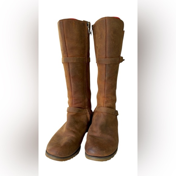 Teva Shoes - Teva De La Vina tall boots in brown waterproof leather Size 6.5​